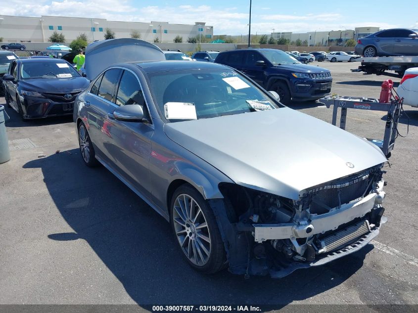 VIN 55SWF4JB8FU067180 2015 MERCEDES-BENZ C 300 no.1