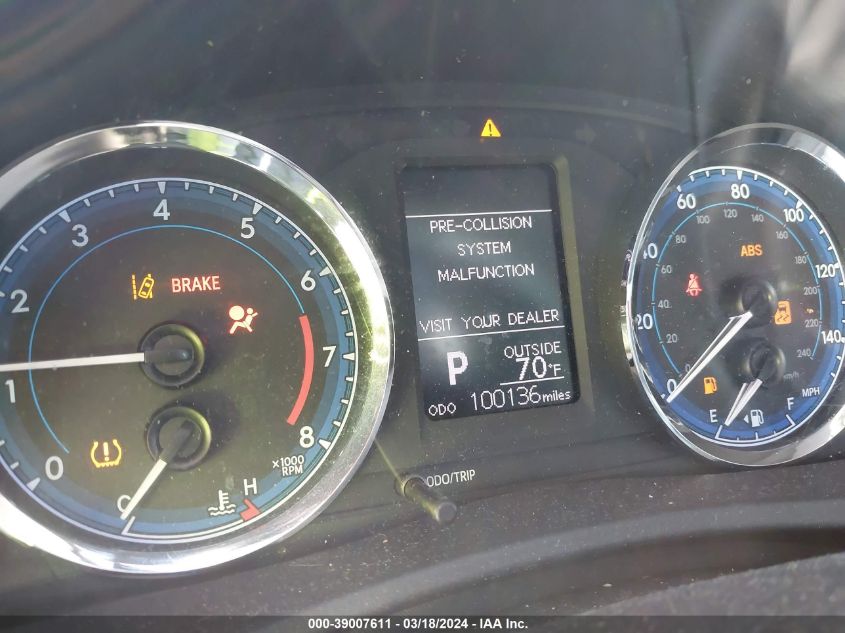 VIN 2T1BURHE5KC135436 2019 TOYOTA COROLLA LE