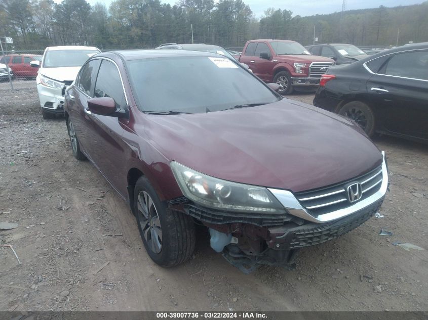 2013 Honda Accord Lx VIN: 1HGCR2F37DA186024 Lot: 39007736