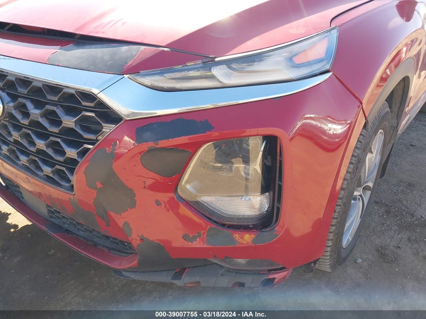 VIN 5NMS5CAD0LH158260 2020 HYUNDAI SANTA FE LIMITED