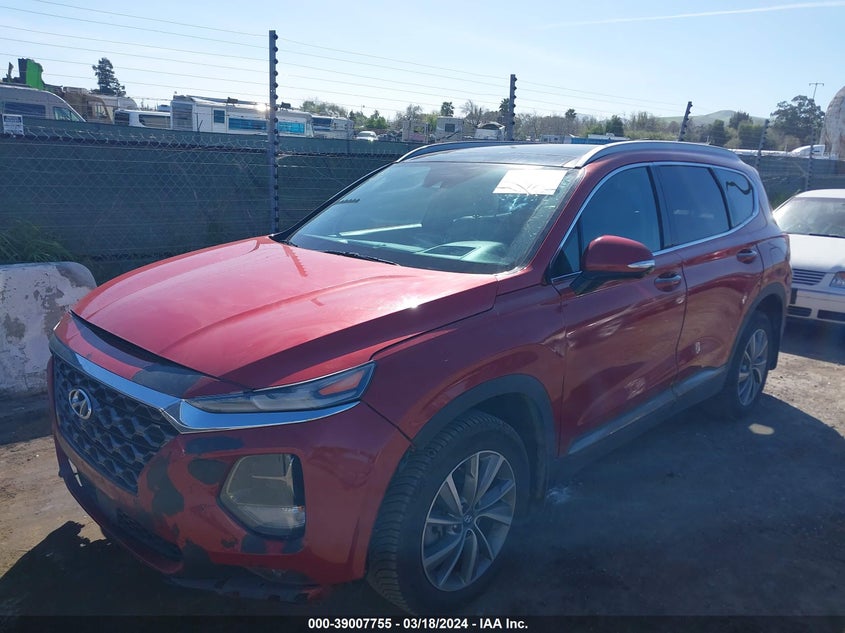 VIN 5NMS5CAD0LH158260 2020 HYUNDAI SANTA FE LIMITED