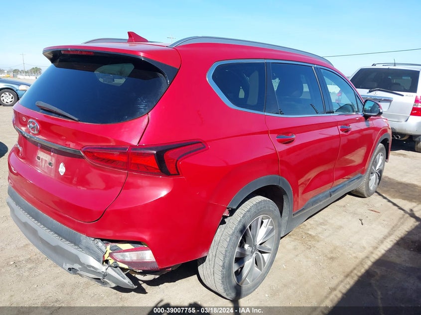 VIN 5NMS5CAD0LH158260 2020 HYUNDAI SANTA FE LIMITED