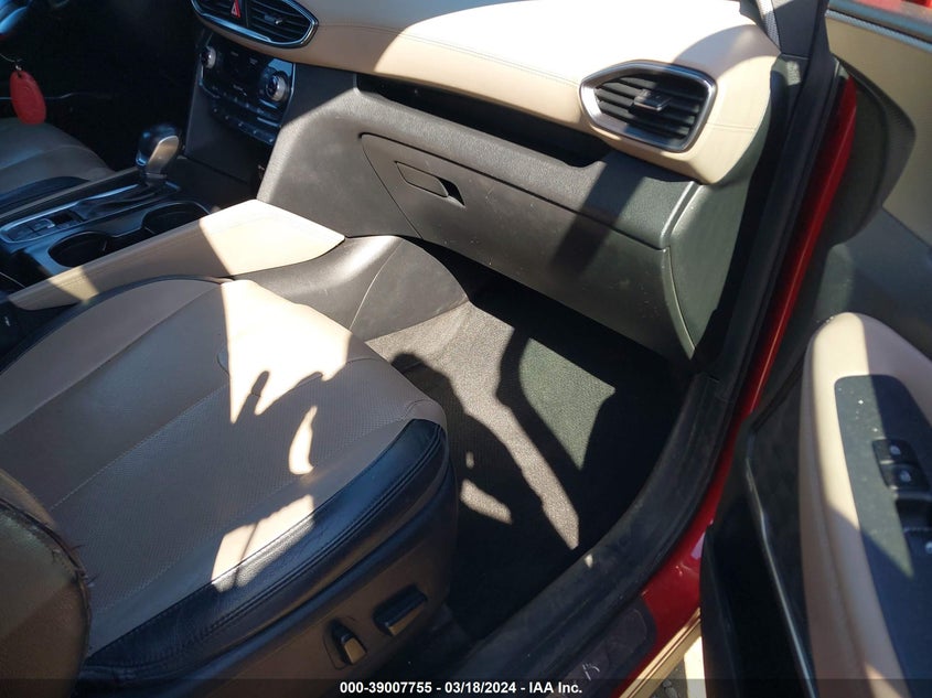 VIN 5NMS5CAD0LH158260 2020 HYUNDAI SANTA FE LIMITED