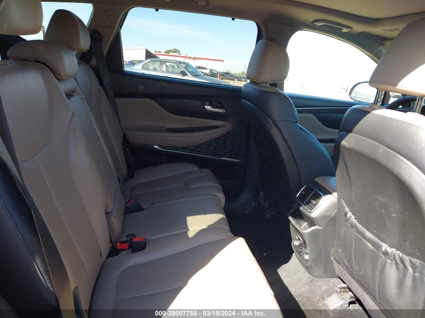 VIN 5NMS5CAD0LH158260 2020 HYUNDAI SANTA FE LIMITED