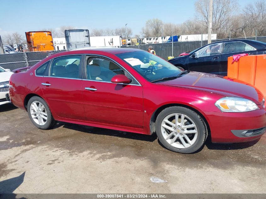 2009 Chevrolet Impala Ltz VIN: 2G1WU57M491221955 Lot: 39007841