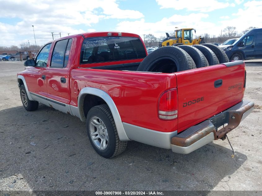 1D7HL48X53S366831 | 2003 DODGE DAKOTA