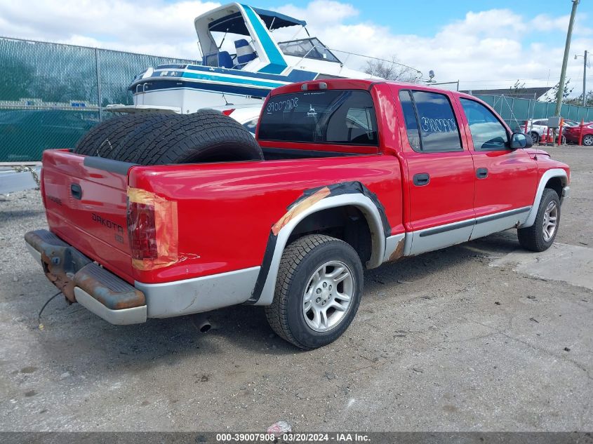 1D7HL48X53S366831 | 2003 DODGE DAKOTA