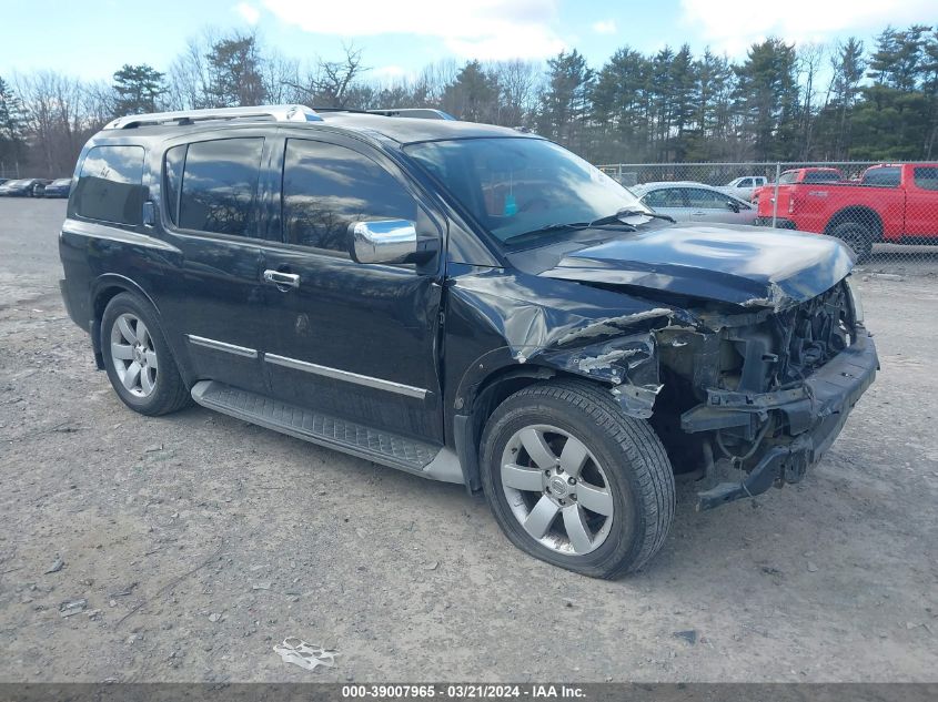 2010 Nissan Armada Titanium VIN: 5N1BA0ND7AN612973 Lot: 39007965