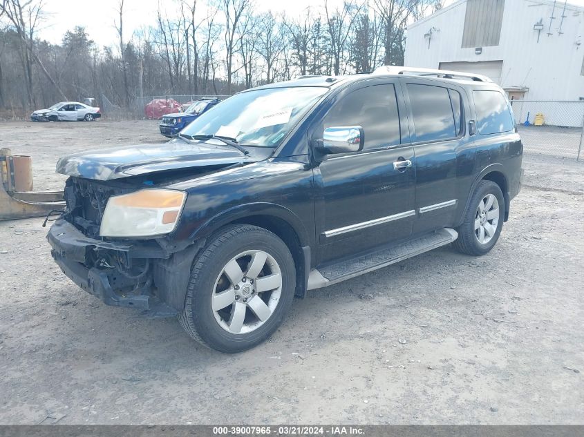 2010 Nissan Armada Titanium VIN: 5N1BA0ND7AN612973 Lot: 39007965