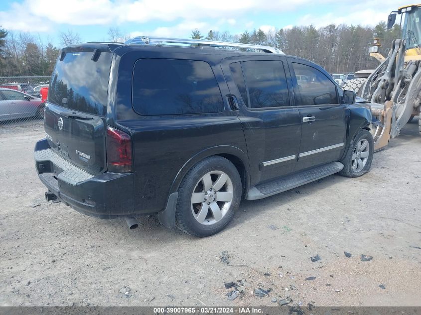 2010 Nissan Armada Titanium VIN: 5N1BA0ND7AN612973 Lot: 39007965