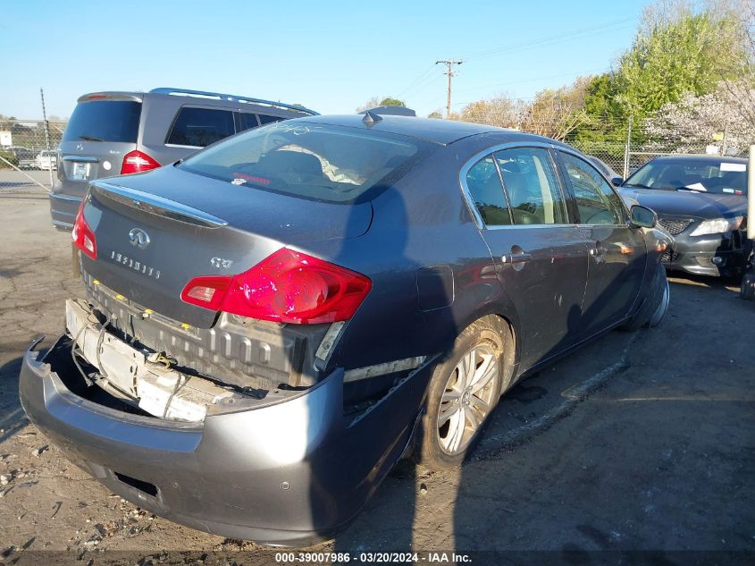 2011 Infiniti G37 Journey VIN: JN1CV6APXBM501845 Lot: 39007986