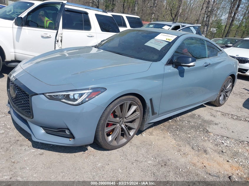 2021 Infiniti Q60 Red Sport 400 VIN: JN1FV7LK3MM530451 Lot: 39008045