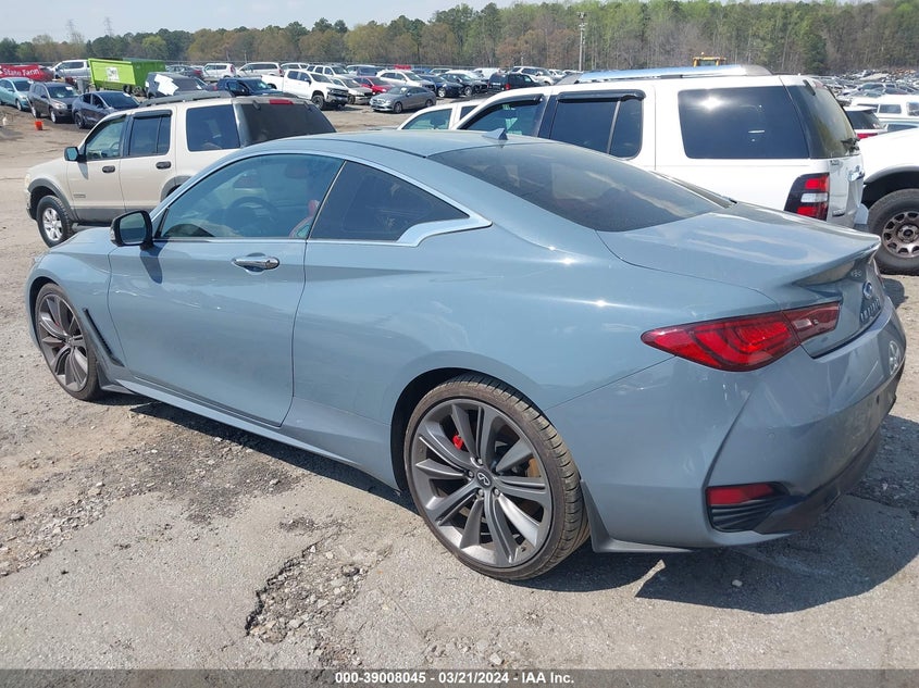 2021 Infiniti Q60 Red Sport 400 VIN: JN1FV7LK3MM530451 Lot: 39008045