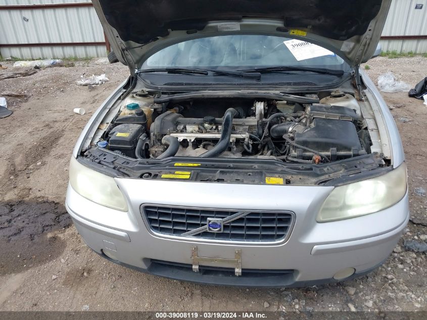 YV1RS592062511668 2006 Volvo S60 2.5T