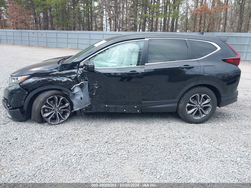 VIN 5J6RW2H55ML023502 2021 HONDA CR-V AWD EX