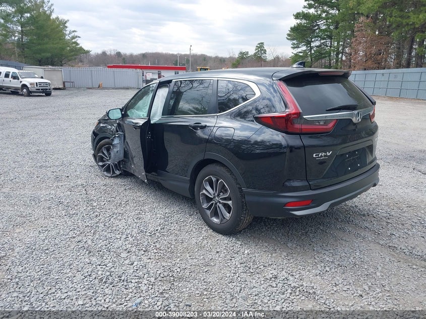 VIN 5J6RW2H55ML023502 2021 HONDA CR-V AWD EX
