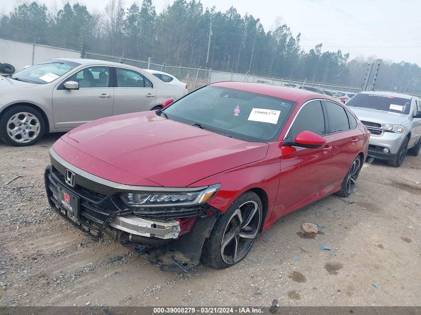 VIN 1HGCV1F38JA065584 2018 HONDA ACCORD SPORT
