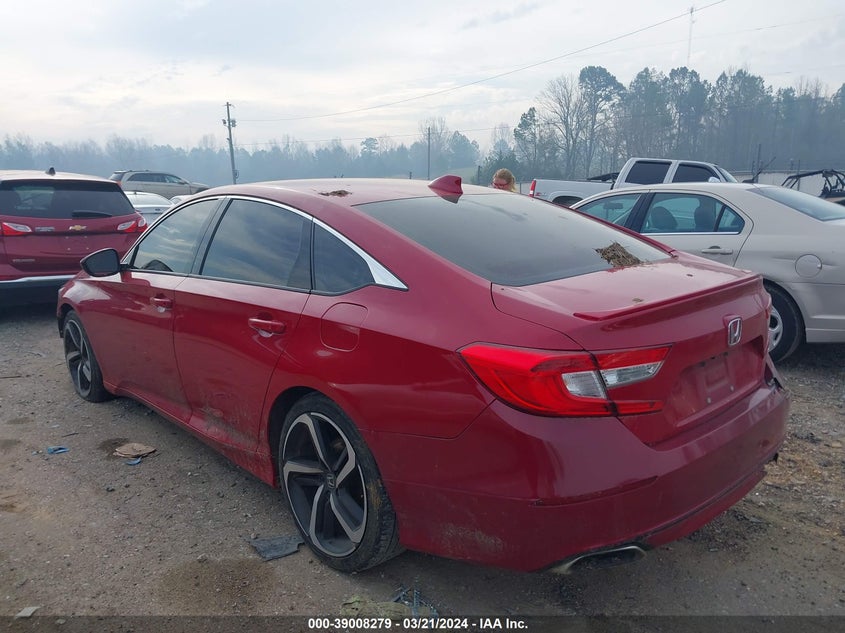 VIN 1HGCV1F38JA065584 2018 HONDA ACCORD SPORT