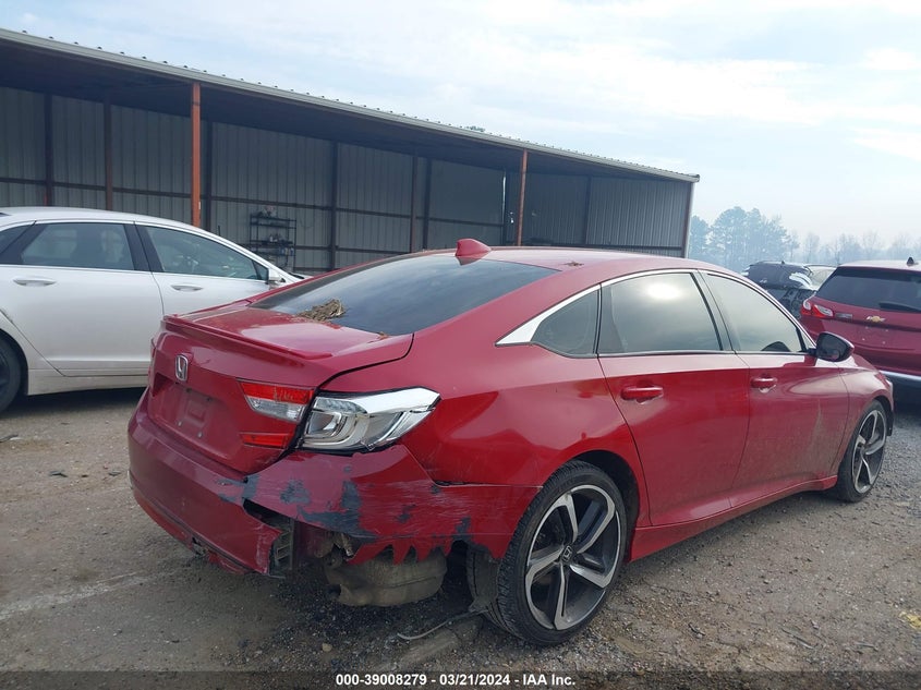 VIN 1HGCV1F38JA065584 2018 HONDA ACCORD SPORT