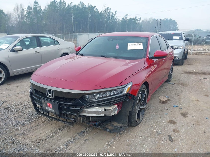 VIN 1HGCV1F38JA065584 2018 HONDA ACCORD SPORT