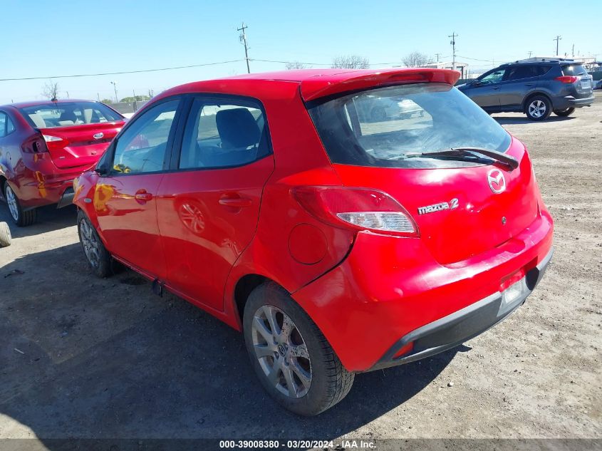 JM1DE1LY3D0158459 2013 Mazda Mazda2 Touring