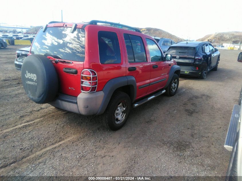 2003 Jeep Liberty Sport VIN: 1J4GL48K23W660989 Lot: 40370765