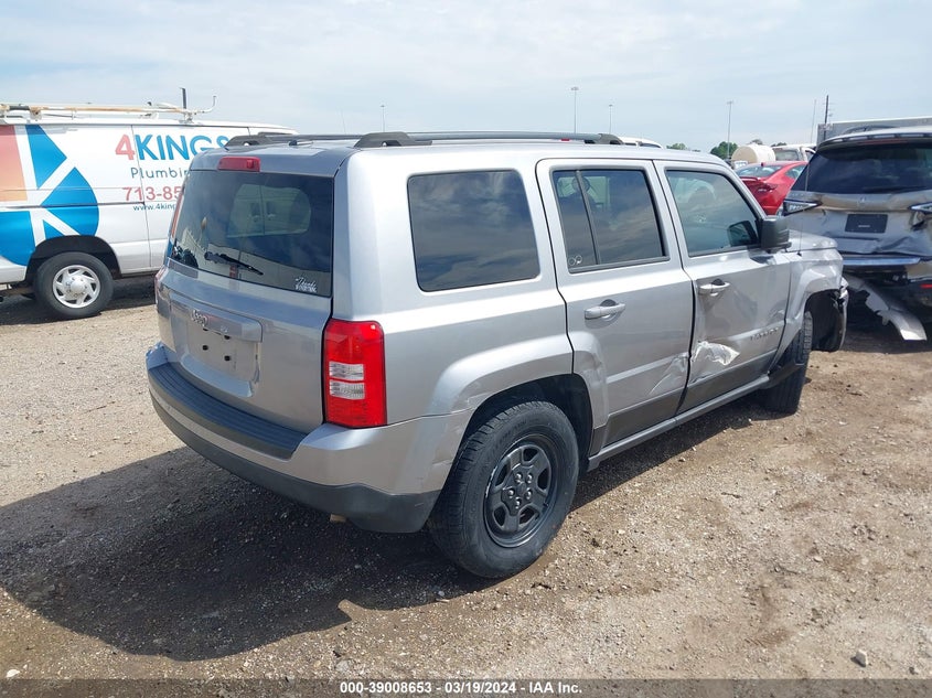 2016 JEEP PATRIOT SPORT - 1C4NJPBA6GD575062