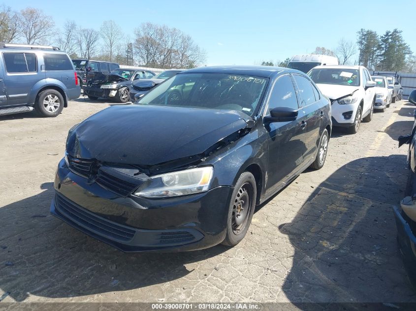 2014 Volkswagen Jetta 2.0L S VIN: 3VW2K7AJ5EM406683 Lot: 39008701