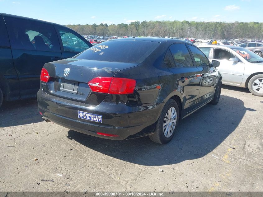 2014 Volkswagen Jetta 2.0L S VIN: 3VW2K7AJ5EM406683 Lot: 39008701