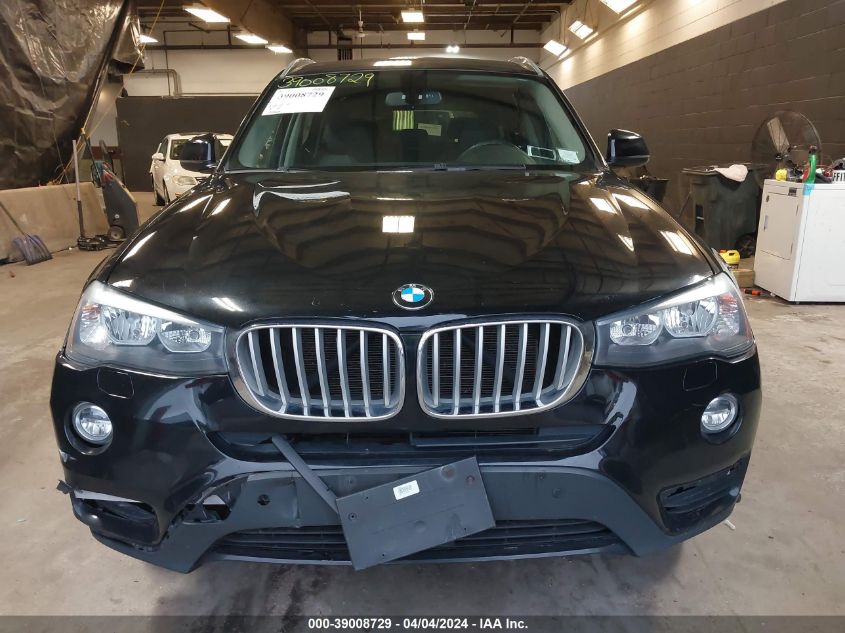 2016 BMW X3 xDrive28I VIN: 5UXWX9C54G0D83776 Lot: 39008729