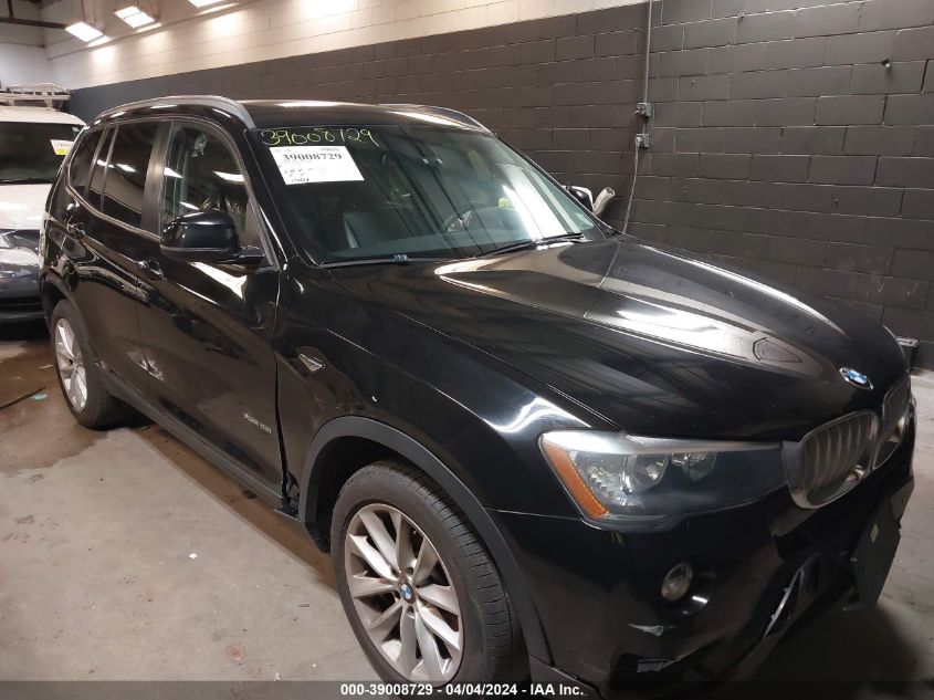 2016 BMW X3 xDrive28I VIN: 5UXWX9C54G0D83776 Lot: 39008729