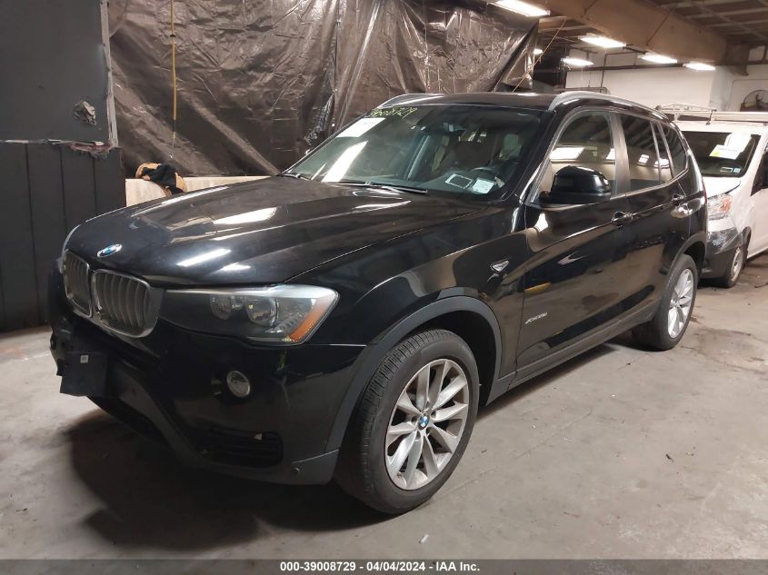 2016 BMW X3 xDrive28I VIN: 5UXWX9C54G0D83776 Lot: 39008729