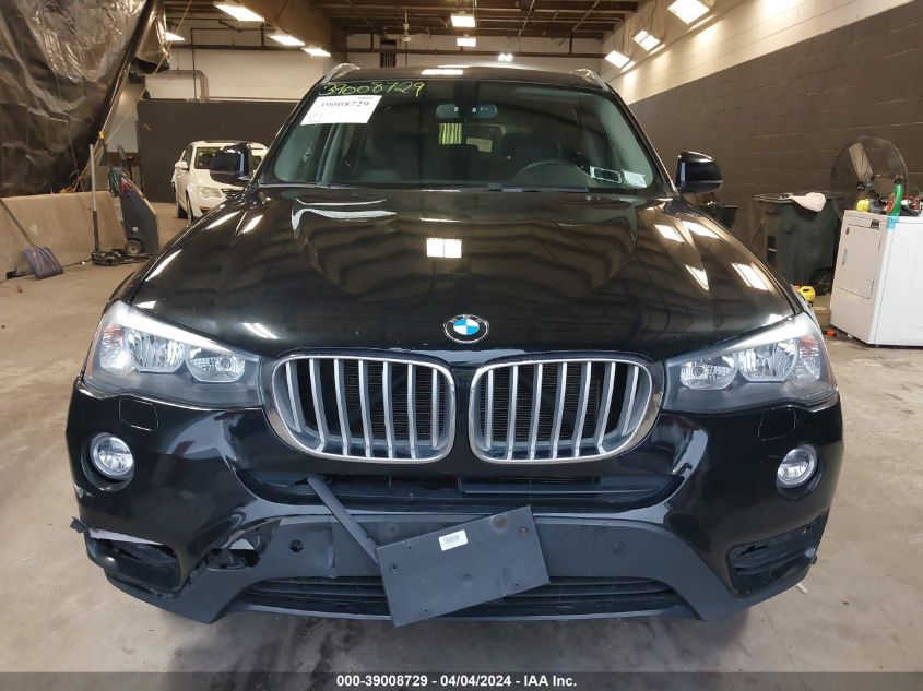 2016 BMW X3 xDrive28I VIN: 5UXWX9C54G0D83776 Lot: 39008729