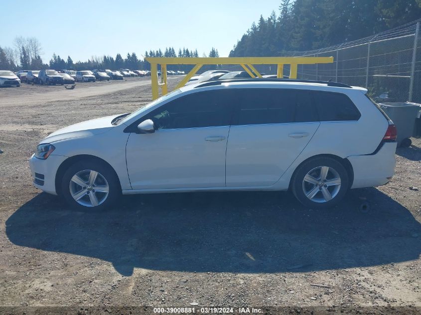 2015 Volkswagen Golf Sportwagen Tdi S 4-Door VIN: 3VWCA7AU0FM517967 Lot: 39008881