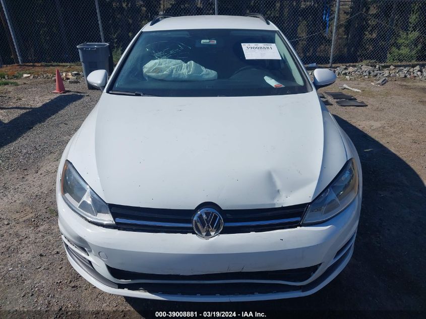 2015 Volkswagen Golf Sportwagen Tdi S 4-Door VIN: 3VWCA7AU0FM517967 Lot: 39008881