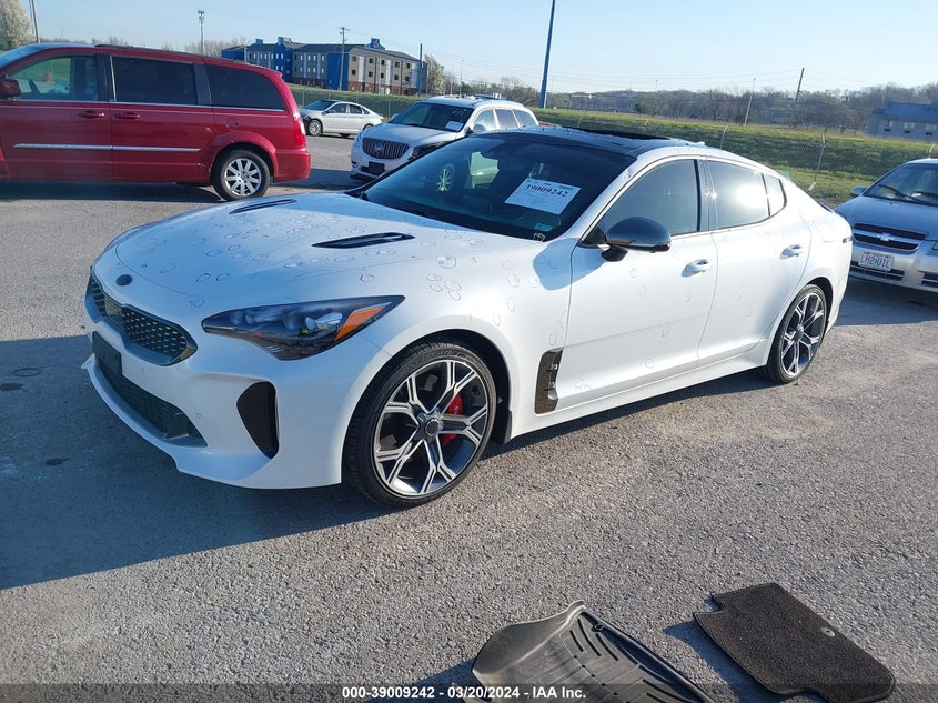2021 Kia Stinger Gt2 VIN: KNAE55LC2M6096059 Lot: 39009242