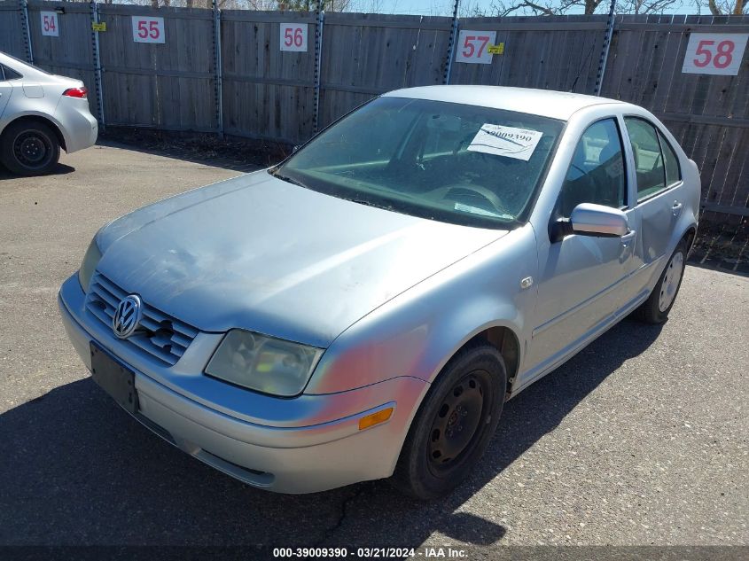 2002 Volkswagen Jetta Gls Tdi VIN: 3VWSP69M12M077034 Lot: 39009390