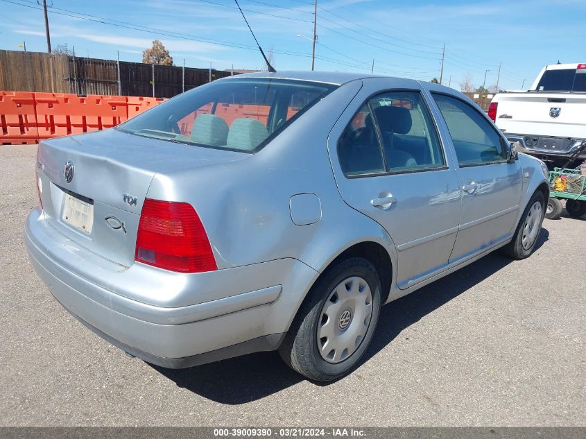 2002 Volkswagen Jetta Gls Tdi VIN: 3VWSP69M12M077034 Lot: 39009390