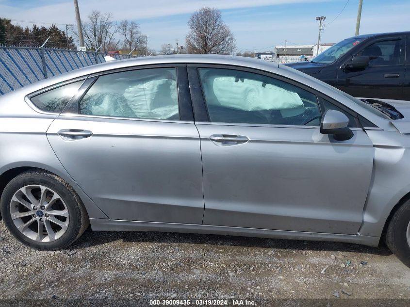 2020 Ford Fusion Hybrid Se VIN: 3FA6P0LU8LR185526 Lot: 39009435