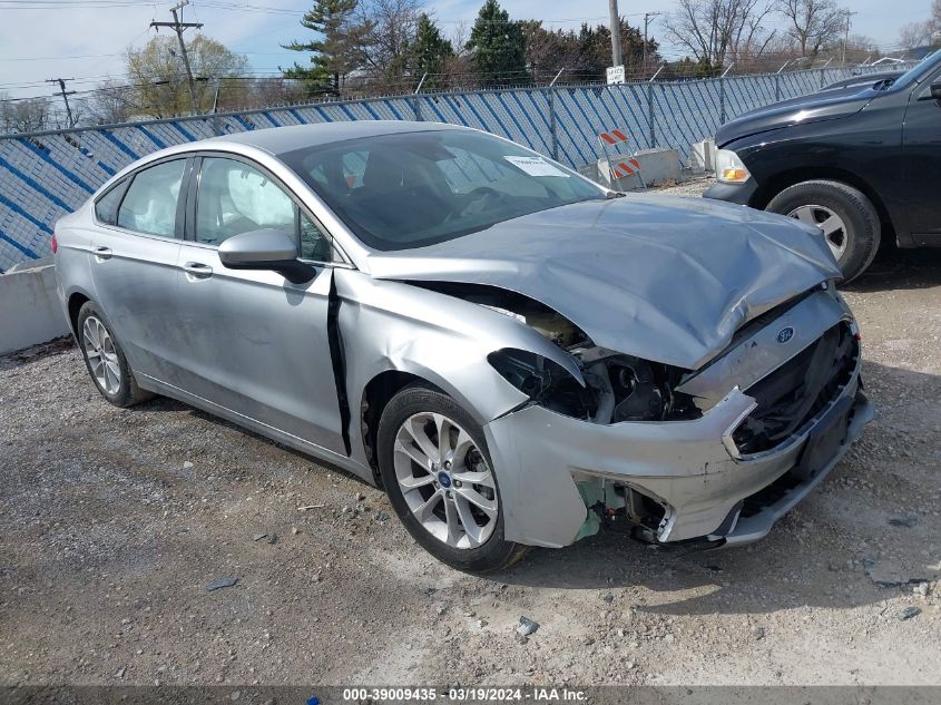 2020 Ford Fusion Hybrid Se VIN: 3FA6P0LU8LR185526 Lot: 39009435