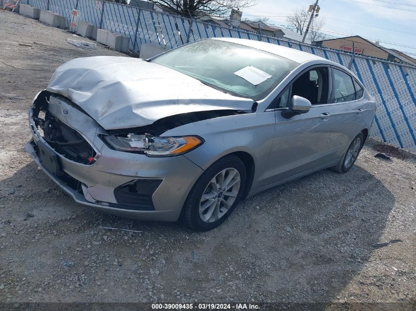 2020 Ford Fusion Hybrid Se VIN: 3FA6P0LU8LR185526 Lot: 39009435