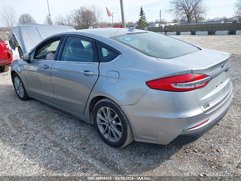 2020 Ford Fusion Hybrid Se VIN: 3FA6P0LU8LR185526 Lot: 39009435