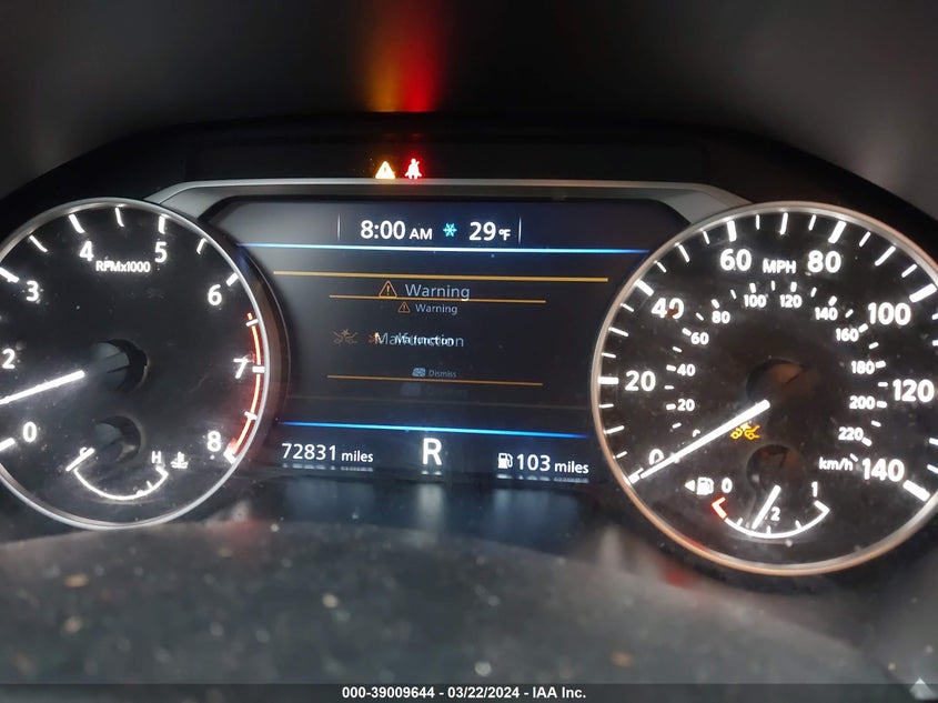 VIN 1N4BL4DV2MN328838 2021 NISSAN ALTIMA SV