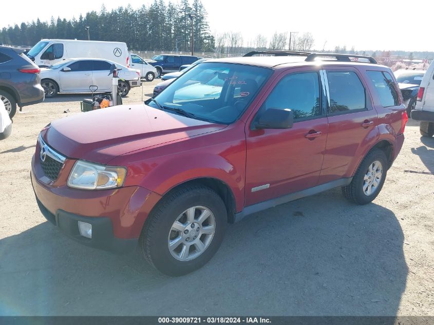 2008 Mazda Tribute S Touring VIN: 4F2CZ96108KM01927 Lot: 39009721