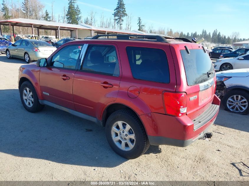 2008 Mazda Tribute S Touring VIN: 4F2CZ96108KM01927 Lot: 39009721