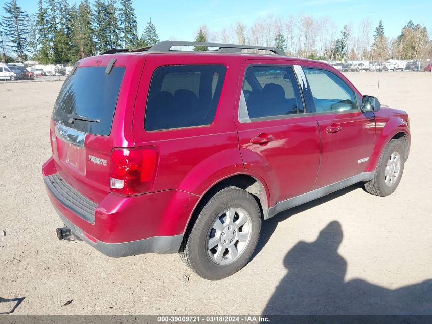 2008 Mazda Tribute S Touring VIN: 4F2CZ96108KM01927 Lot: 39009721