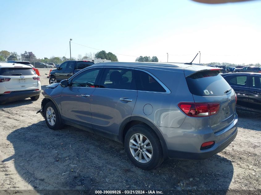 2020 Kia Sorento 2.4L Lx VIN: 5XYPG4A34LG708826 Lot: 39009826