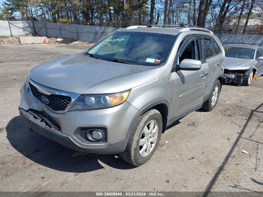 2013 Kia Sorento Lx V6 VIN: 5XYKTDA21DG419935 Lot: 39009949