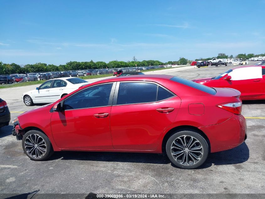 2014 Toyota Corolla S Plus VIN: 2T1BURHE6EC020980 Lot: 39594066