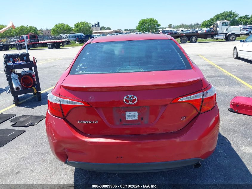 2014 Toyota Corolla S Plus VIN: 2T1BURHE6EC020980 Lot: 39594066